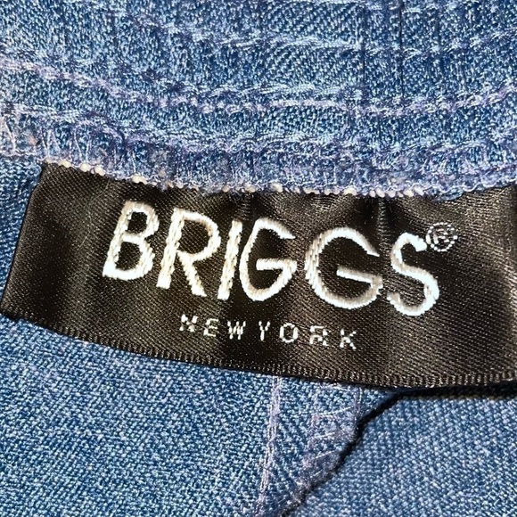 Briggs New York Dress Pants Trousers Pull on Pants Elastic Waist Career Pants - Picture 6 of 8